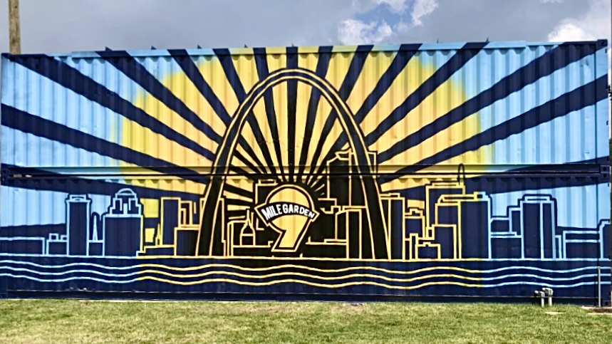 9 Mile Garden billboard