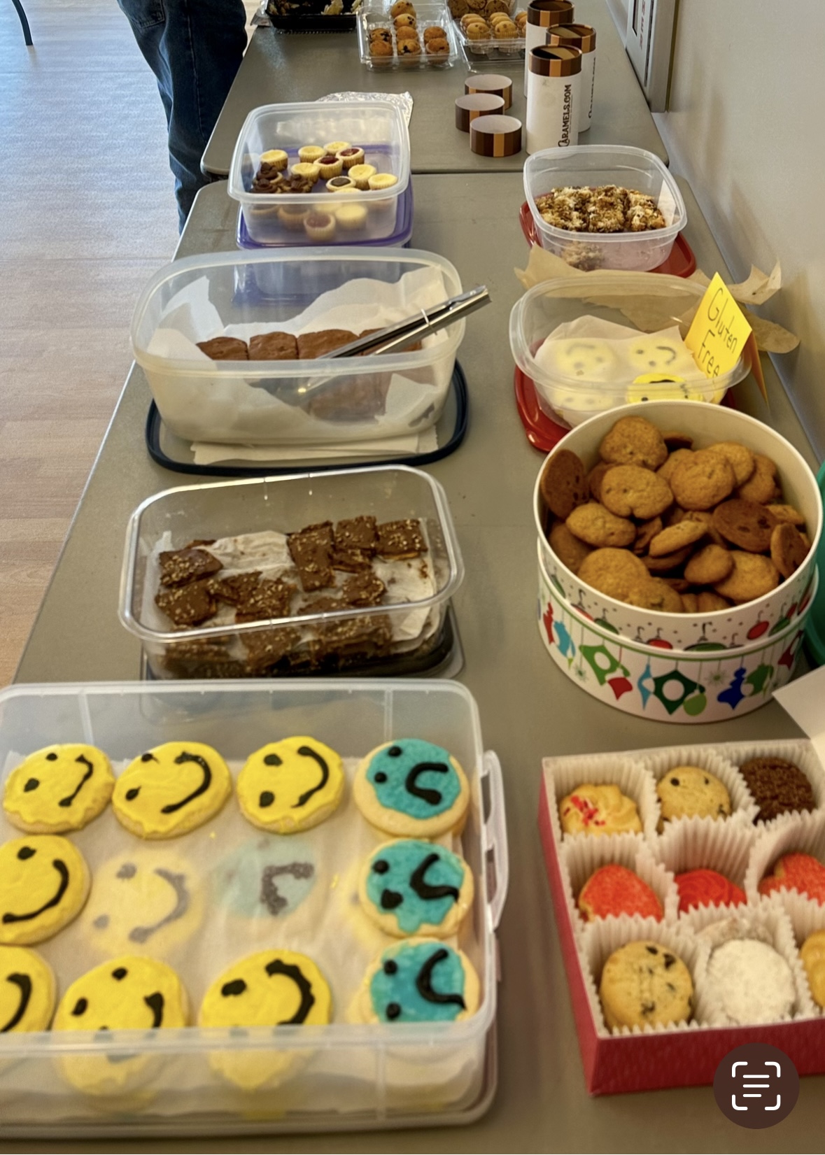 Potluck 25 dessert table